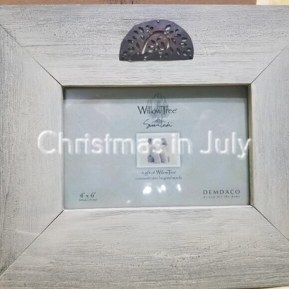 Willow Tree Susan Lordi Photo Frame Painted Wood Olive Branch Silhouette #26410 - Picture 4 of 5